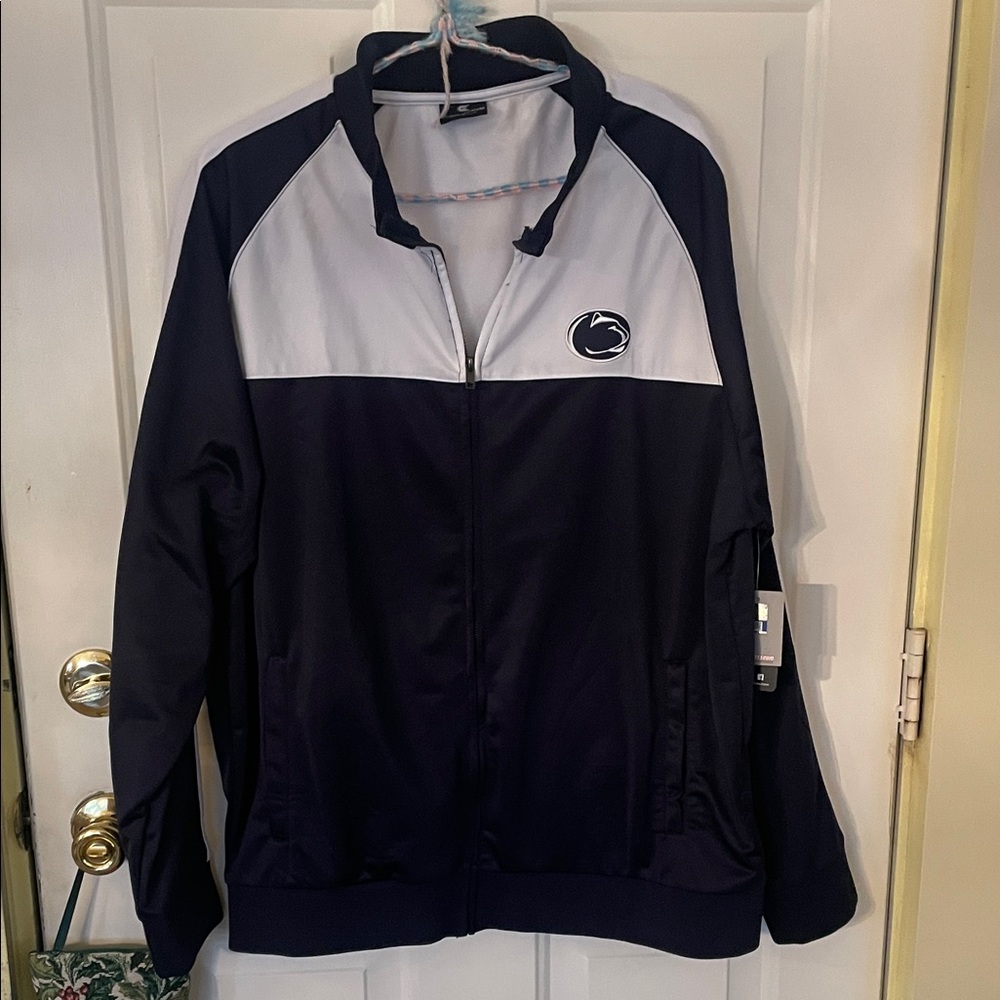 Penn State Navy and White Men's Jacket